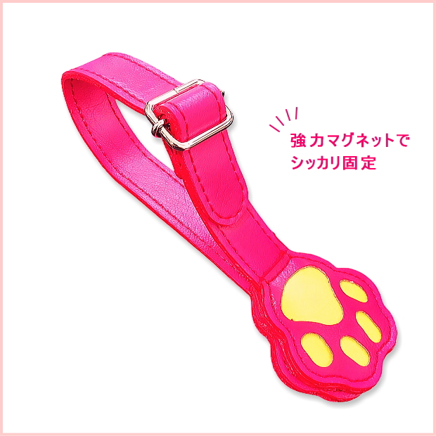 肉球｜マグネットクリップ｜ピンク